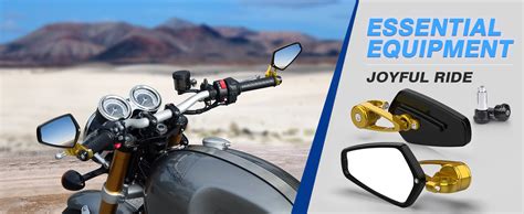 cnc side mirrors|MICTUNING CNC Motorcycle Mirrors .